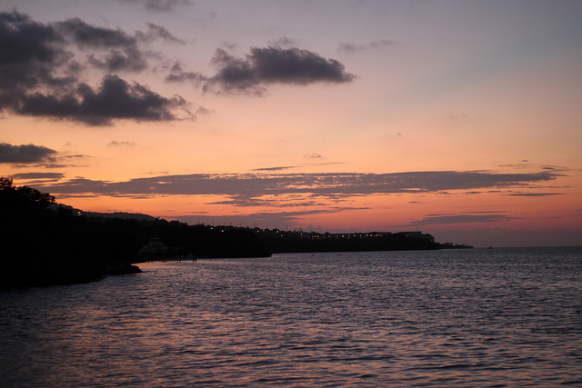 Sunset over the Mediterranean from Northern Israel